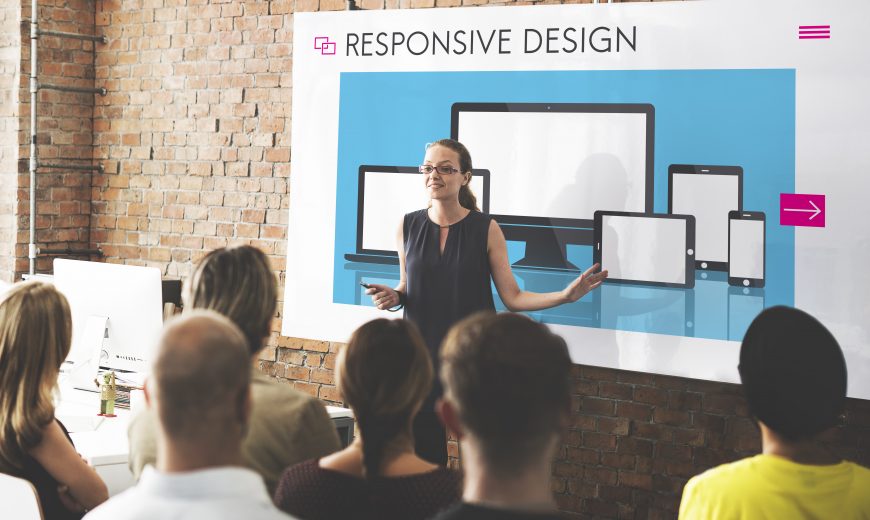 Responsive Design Layout Software Concept